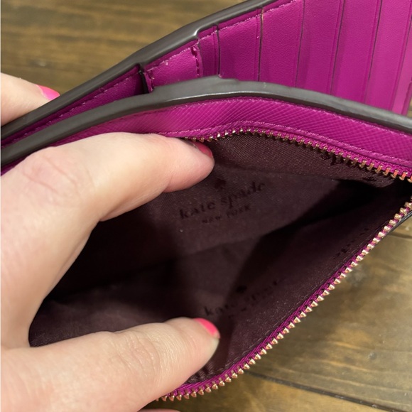 Kate Spade Fuchsia Bifold Wallet - Picture 4 of 8